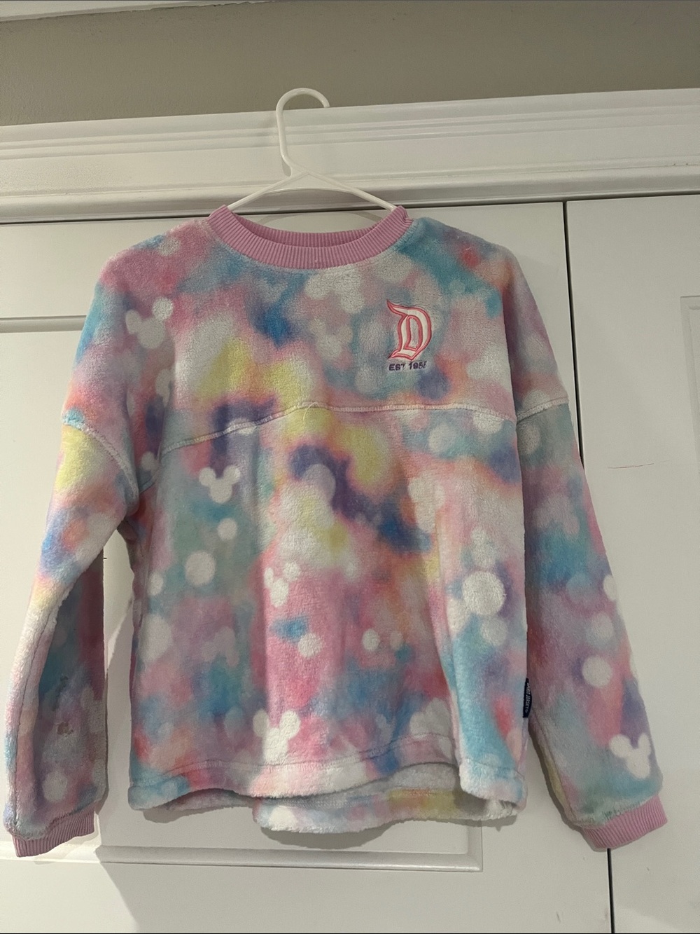 Disney Pastel Fleece Top - Pink, Blue, Yellow